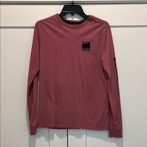 Patagonia Long-Sleeve Crew Tee in Dusty Rose